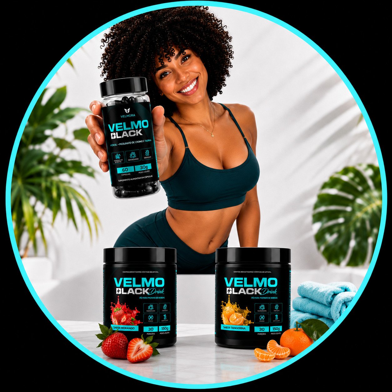 VELMO BLACK RESULTADO CAPSULAS DRINK MORANG TANGERINA