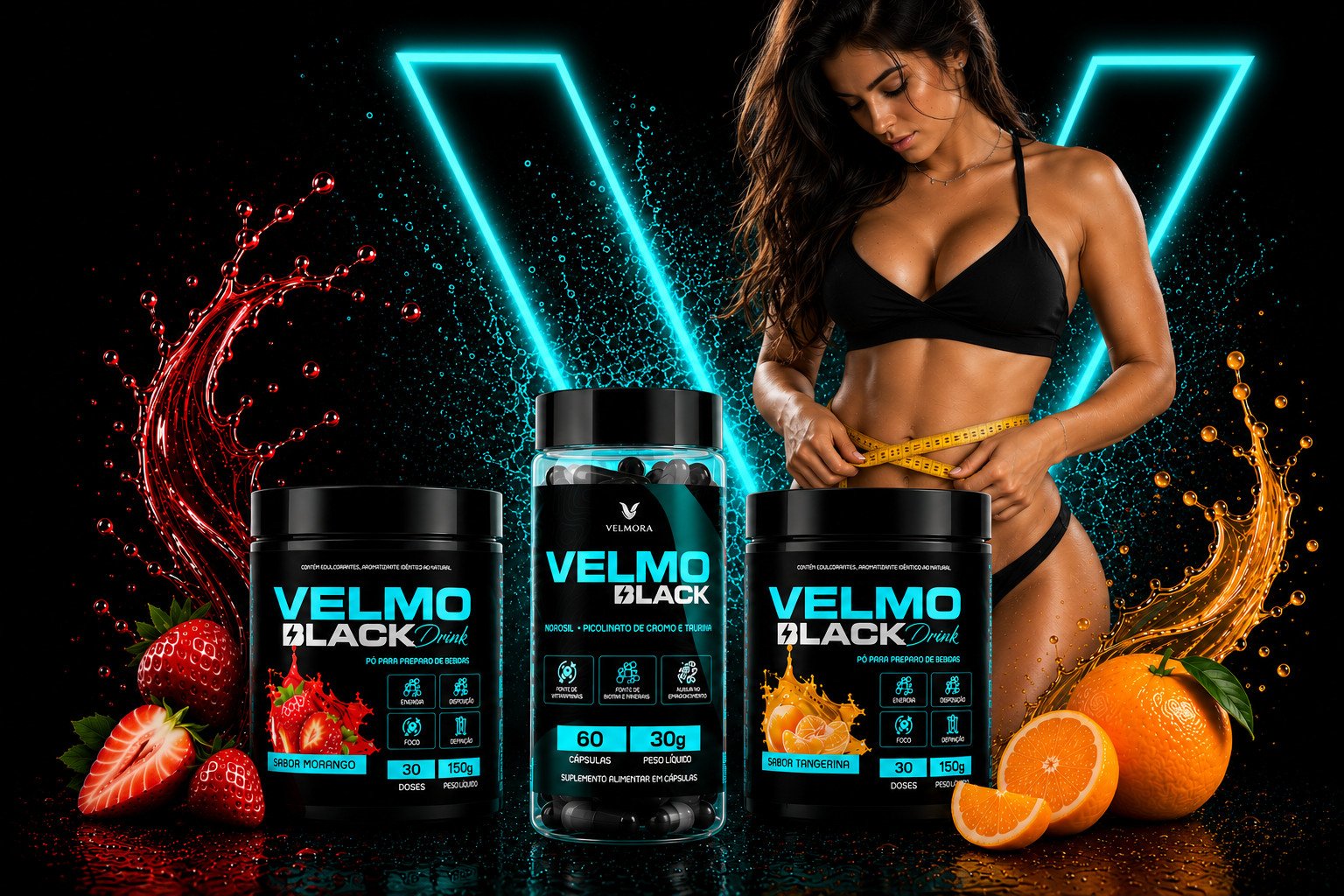 VELMO BLACK RESULTADOS DRINK CAPSULAS
